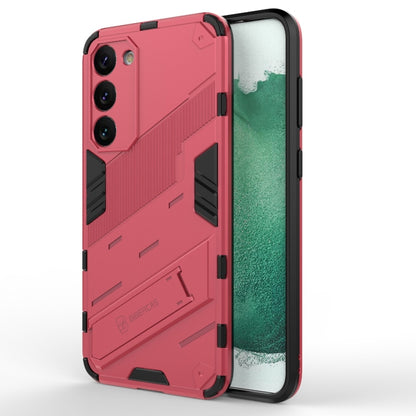 Punk Armor 2 in 1 PC + TPU Shockproof Phone Case with Invisible Holder