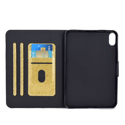 Varnish Glitter Powder Smart Leather Tablet Case, For  iPad 10th Gen 10.9 2022