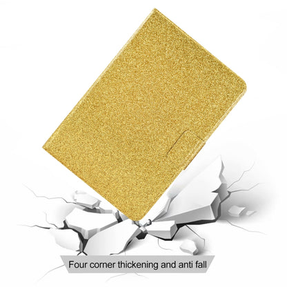 Varnish Glitter Powder Smart Leather Tablet Case