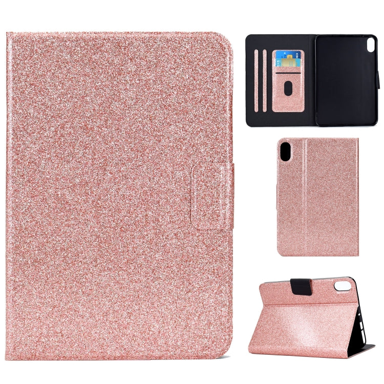 Varnish Glitter Powder Smart Leather Tablet Case, For  iPad 10th Gen 10.9 2022