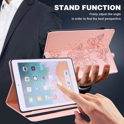 Embossed Butterfly Leather Tablet Case, For iPad 10th Gen 10.9 2022