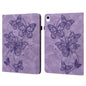 Embossed Butterfly Leather Tablet Case, For iPad 10th Gen 10.9 2022