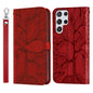 Life Tree Embossing Pattern Leather Phone Case