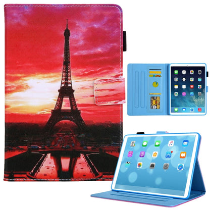 Colored Drawing Leather Smart Tablet Case