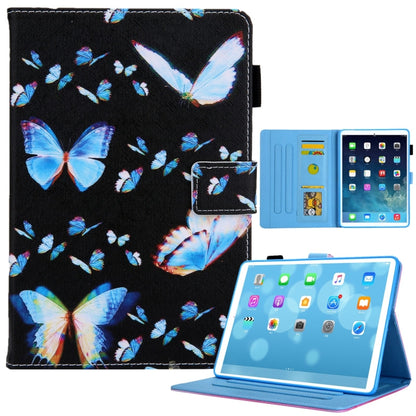 Colored Drawing Leather Smart Tablet Case