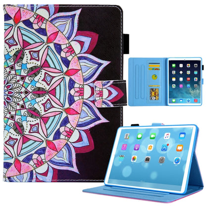 Colored Drawing Leather Smart Tablet Case