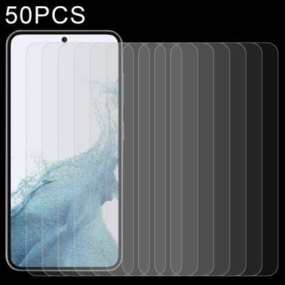 50pcs 0.26mm 9H 2.5D Tempered Glass Film, Support Fingerprint Unlock