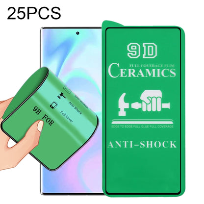 25pcs 9D Full Screen Full Glue Ceramic Film