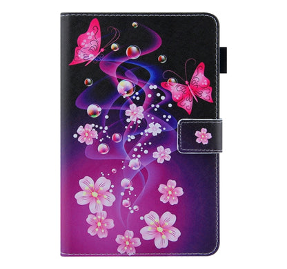Colored Drawing Leather Smart Tablet Case, For iPad 10th Gen 10.9 2022