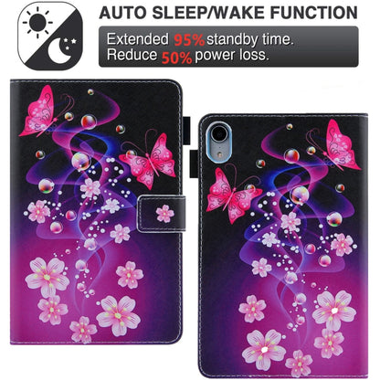 Colored Drawing Leather Smart Tablet Case, For iPad 10th Gen 10.9 2022