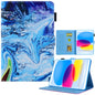Colored Drawing Leather Smart Tablet Case, For iPad 10th Gen 10.9 2022