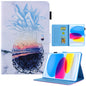 Colored Drawing Leather Smart Tablet Case, For iPad 10th Gen 10.9 2022