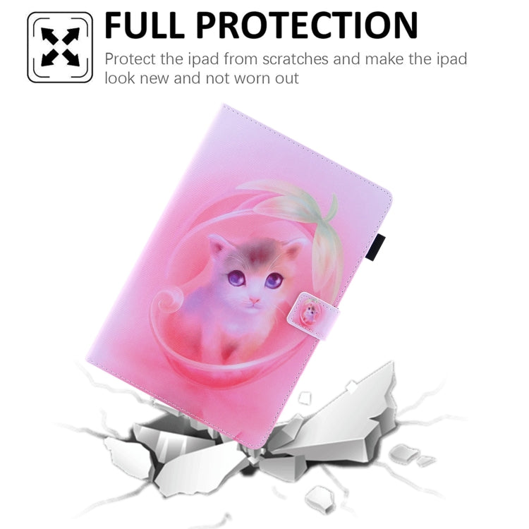 Colored Drawing Leather Smart Tablet Case