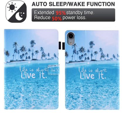 Colored Drawing Leather Smart Tablet Case