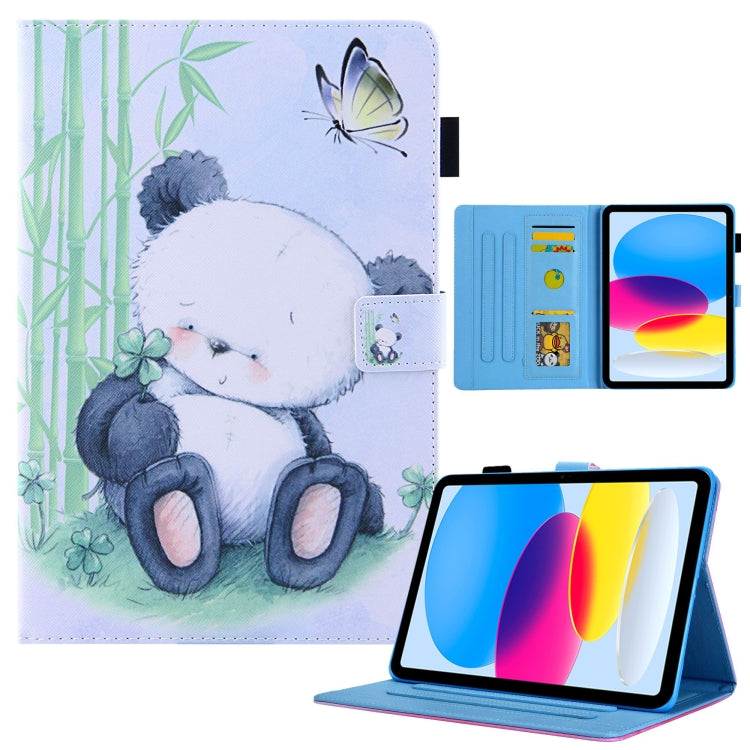 Colored Drawing Leather Smart Tablet Case