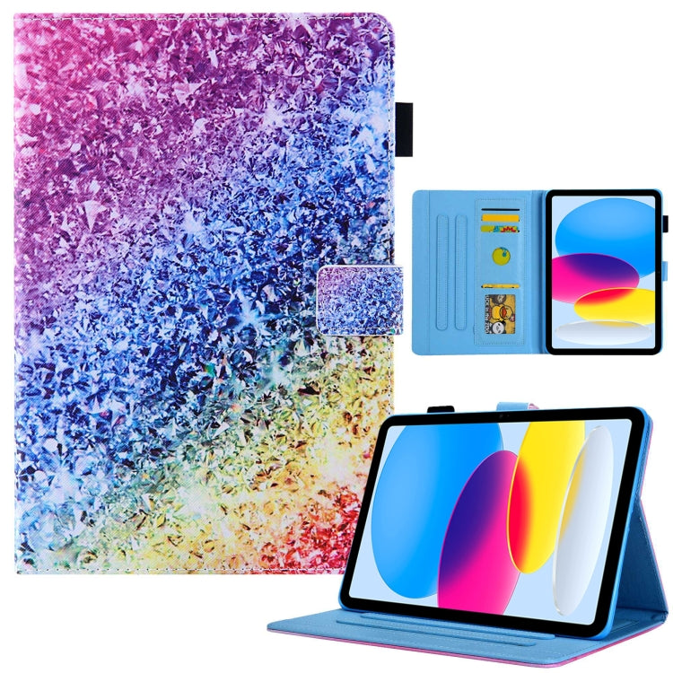 Colored Drawing Leather Smart Tablet Case
