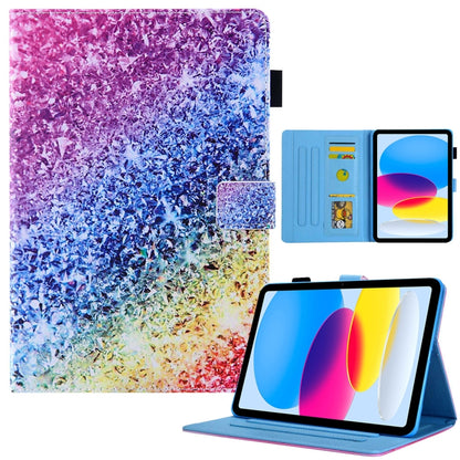 Colored Drawing Leather Smart Tablet Case