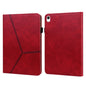 Solid Color Embossed Striped Leather Tablet Case, For iPad 10th Gen 10.9 2022