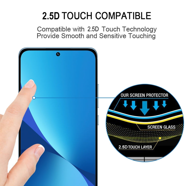 Full Glue Full Cover Screen Protector Tempered Glass Film, For Xiaomi 13 (1 PC)