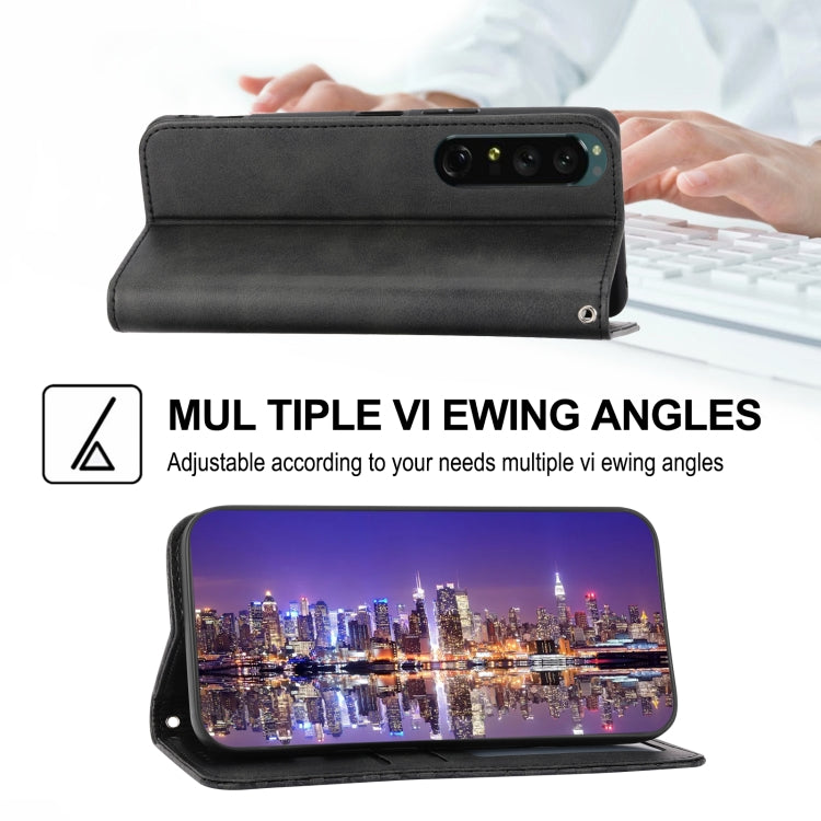 Cubic Grid Calf Texture Magnetic Leather Phone Case, For Sony Xperia 5 IV, For Samsung Galaxy S23 5G, For Samsung Galaxy S23+ 5G, For Samsung Galaxy S23 Ultra 5G