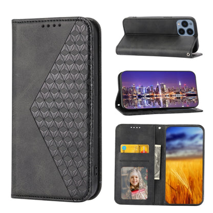 Cubic Grid Calf Texture Magnetic Leather Phone Case, For Sony Xperia 5 IV, For Samsung Galaxy S23 5G, For Samsung Galaxy S23+ 5G, For Samsung Galaxy S23 Ultra 5G