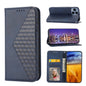 Cubic Grid Calf Texture Magnetic Leather Phone Case, For Sony Xperia 5 IV, For Samsung Galaxy S23 5G, For Samsung Galaxy S23+ 5G, For Samsung Galaxy S23 Ultra 5G