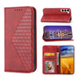 Cubic Grid Calf Texture Magnetic Leather Phone Case, For Sony Xperia 5 IV, For Samsung Galaxy S23 5G, For Samsung Galaxy S23+ 5G, For Samsung Galaxy S23 Ultra 5G