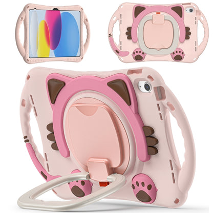 Cute Cat King Kids Shockproof EVA Tablet Case, For iPad 10th Gen 10.9 2022