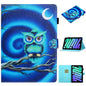 Coloured Drawing Stitching Smart Leather Tablet Case, For iPad 10th Gen 10.9 2022