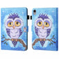 Coloured Drawing Stitching Smart Leather Tablet Case, For iPad 10th Gen 10.9 2022