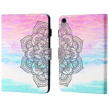 Coloured Drawing Stitching Smart Leather Tablet Case, For iPad 10th Gen 10.9 2022