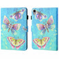 Coloured Drawing Stitching Smart Leather Tablet Case, For iPad 10th Gen 10.9 2022