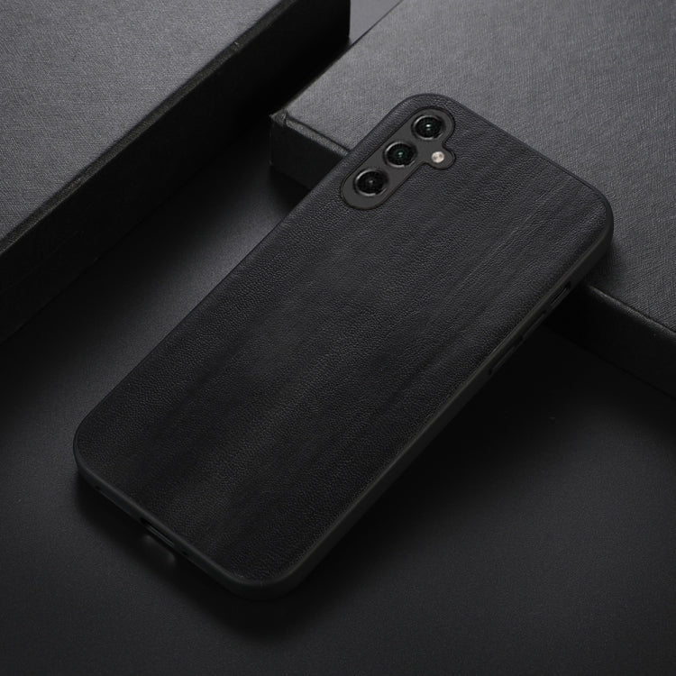 Yellow Cow Texture PU Phone Case, For Samsung Galaxy A14 5G, For Samsung Galaxy S23+ 5G, For Samsung Galaxy S23 Ultra 5G