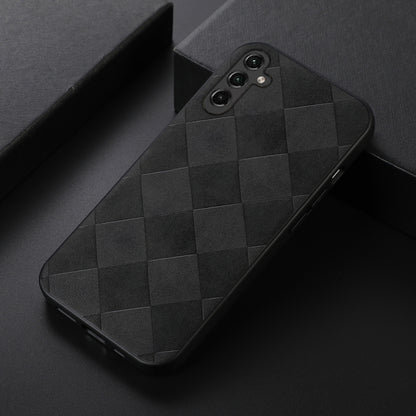 Weave Plaid PU Phone Case, For Samsung Galaxy A14 5G, For Samsung Galaxy S23+ 5G, For Samsung Galaxy S23 Ultra 5G