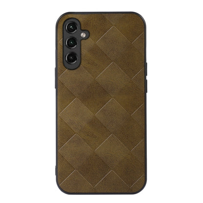 Weave Plaid PU Phone Case, For Samsung Galaxy A14 5G, For Samsung Galaxy S23+ 5G, For Samsung Galaxy S23 Ultra 5G