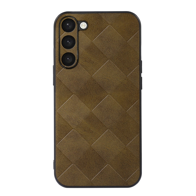 Weave Plaid PU Phone Case, For Samsung Galaxy A14 5G, For Samsung Galaxy S23+ 5G, For Samsung Galaxy S23 Ultra 5G