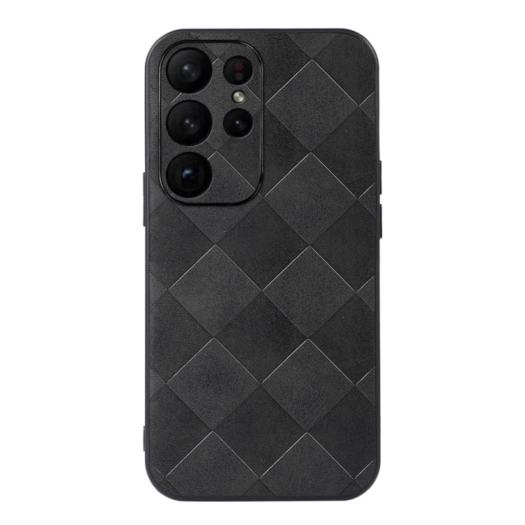 Weave Plaid PU Phone Case