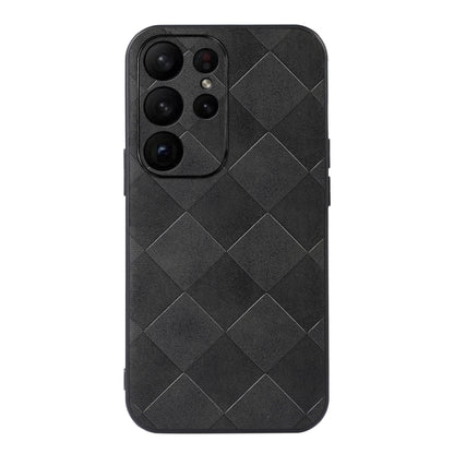 Weave Plaid PU Phone Case, For Samsung Galaxy A14 5G, For Samsung Galaxy S23+ 5G, For Samsung Galaxy S23 Ultra 5G