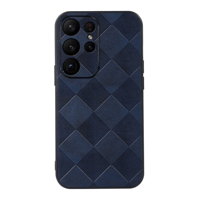 Weave Plaid PU Phone Case