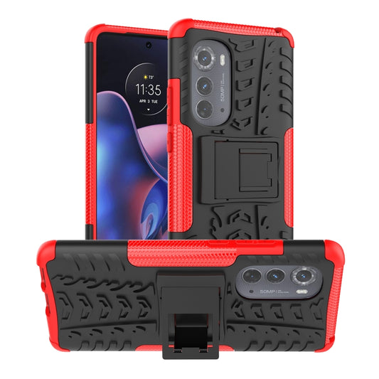 Tire Texture TPU + PC Phone Case with Holder, Series 2