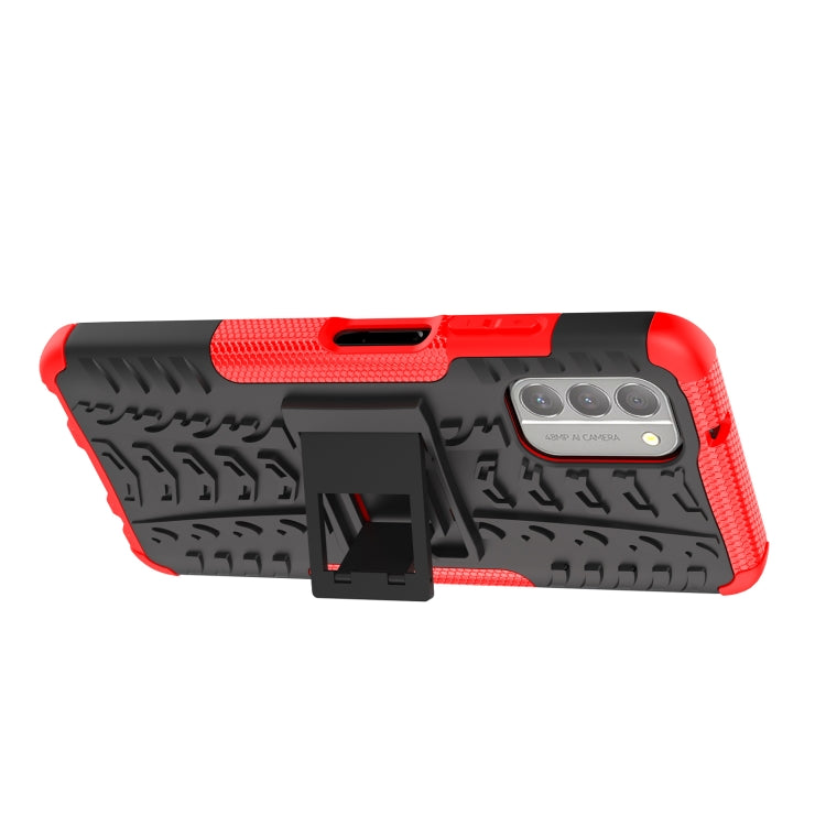 Tire Texture TPU + PC Phone Case with Holder, For Nokia G400 5G