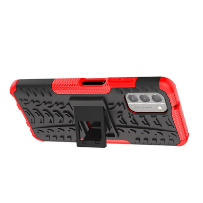 Tire Texture TPU + PC Phone Case with Holder, For Nokia G400 5G