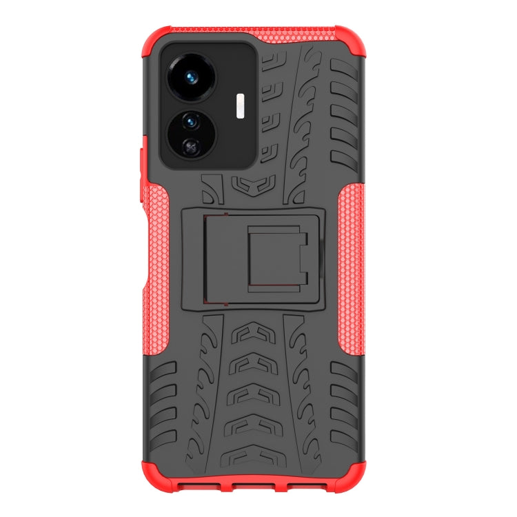 Tire Texture TPU + PC Phone Case with Holder, For vivo Y77, For Samsung Galaxy A04 / M13 5G, For Motorola Edge 2022