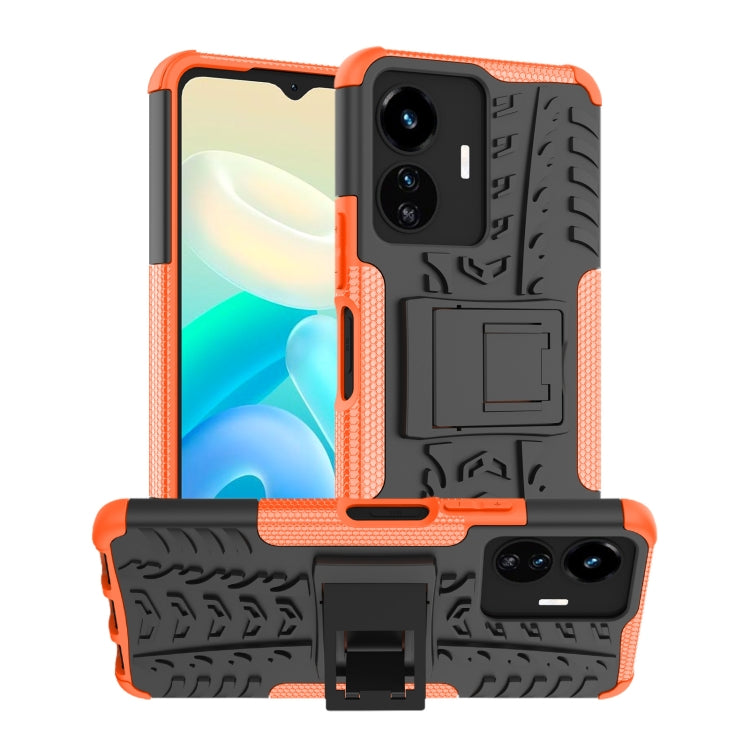 Tire Texture TPU + PC Phone Case with Holder, Series 1