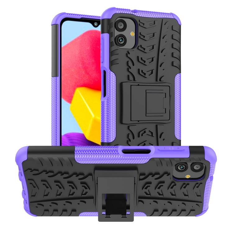 Tire Texture TPU + PC Phone Case with Holder, Series 1