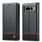 LC.IMEEKE Carbon Fiber PU + TPU Leather Case, For Google Pixel 7 Pro