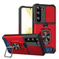 Sliding Camshield Phone Case with Ring Holder & Card Slot, For Samsung Galaxy S23 5G, For Samsung Galaxy S23+ 5G, For Samsung Galaxy S23 Ultra 5G