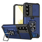 Sliding Camshield Phone Case with Ring Holder & Card Slot, For Samsung Galaxy S23 5G, For Samsung Galaxy S23+ 5G, For Samsung Galaxy S23 Ultra 5G