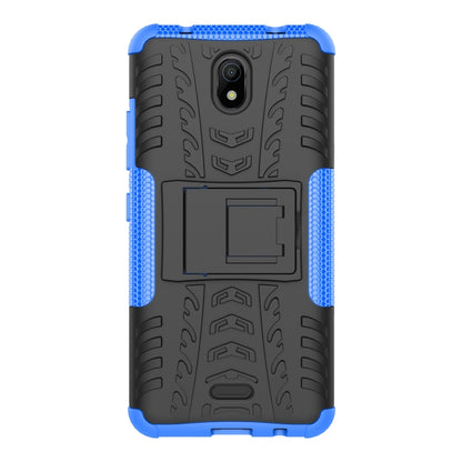 Tire Texture TPU + PC Phone Case with Holder, For Nokia C100, For Nokia C200, For Nokia G100