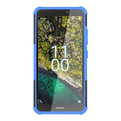 Tire Texture TPU + PC Phone Case with Holder, For Nokia C100, For Nokia C200, For Nokia G100